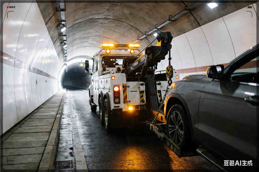 工农区道路救援汽车换轮胎